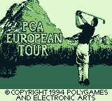 PGA European Tour screenshot 3 for GameBoy
